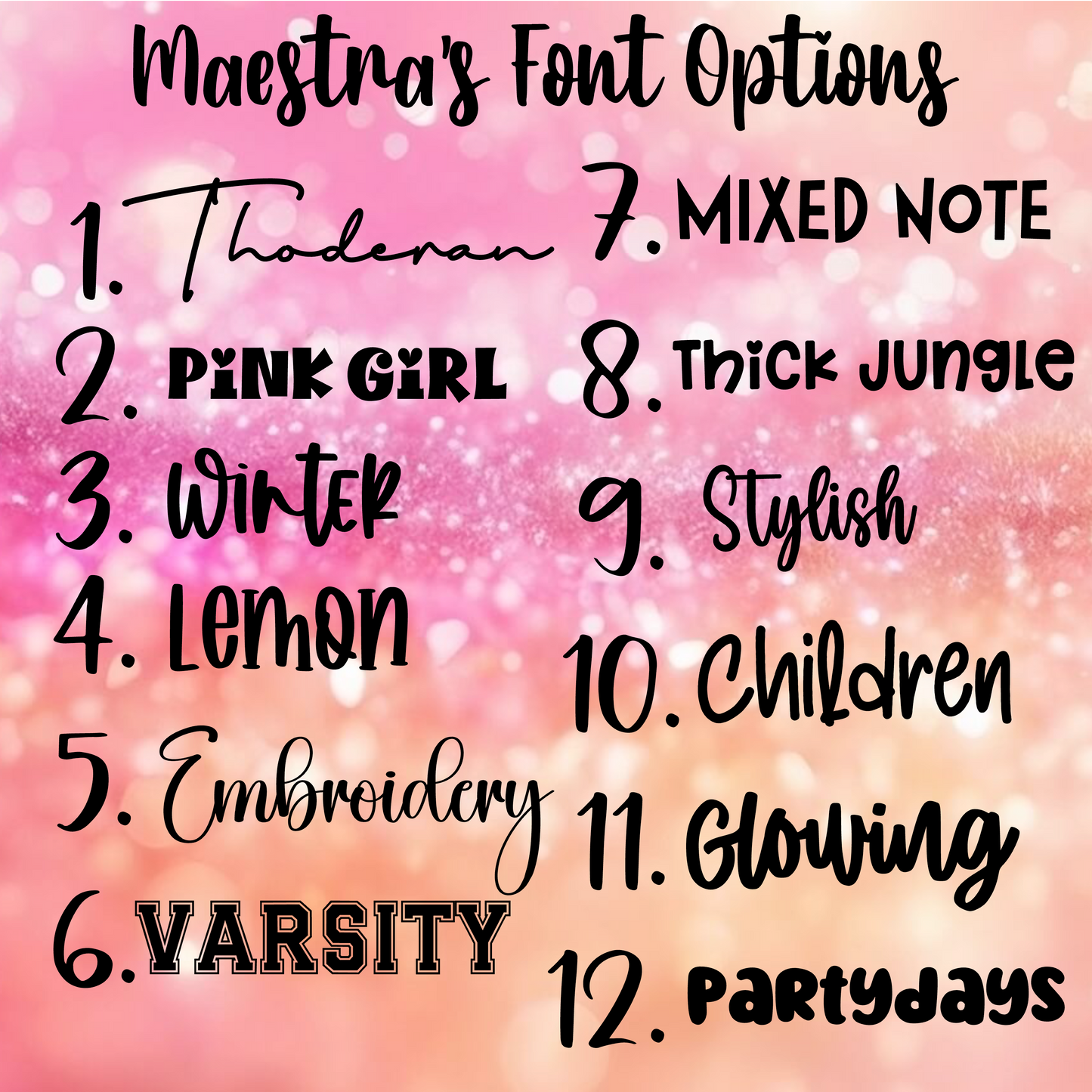 Pink and black Glitter Tumbler