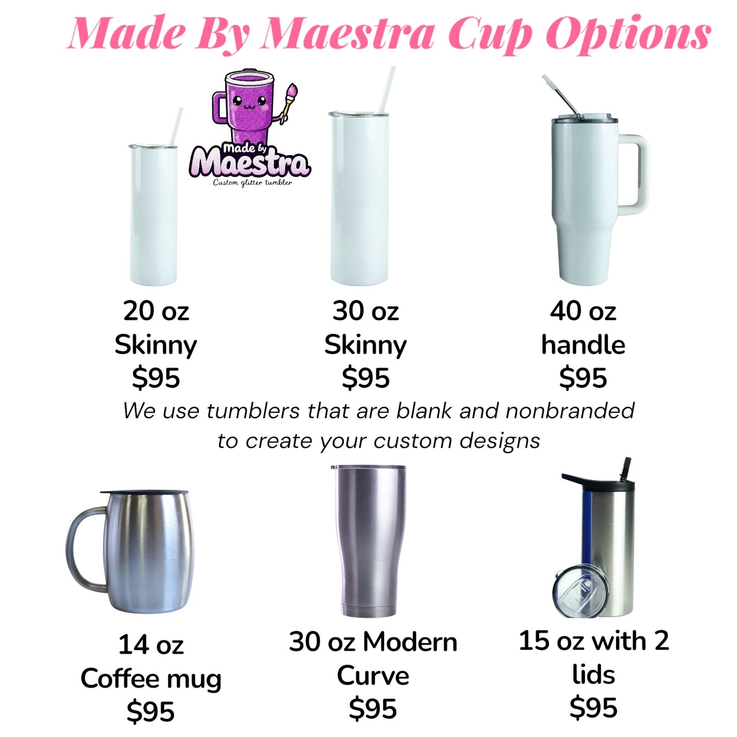 Black and Purple Glitter Tumbler