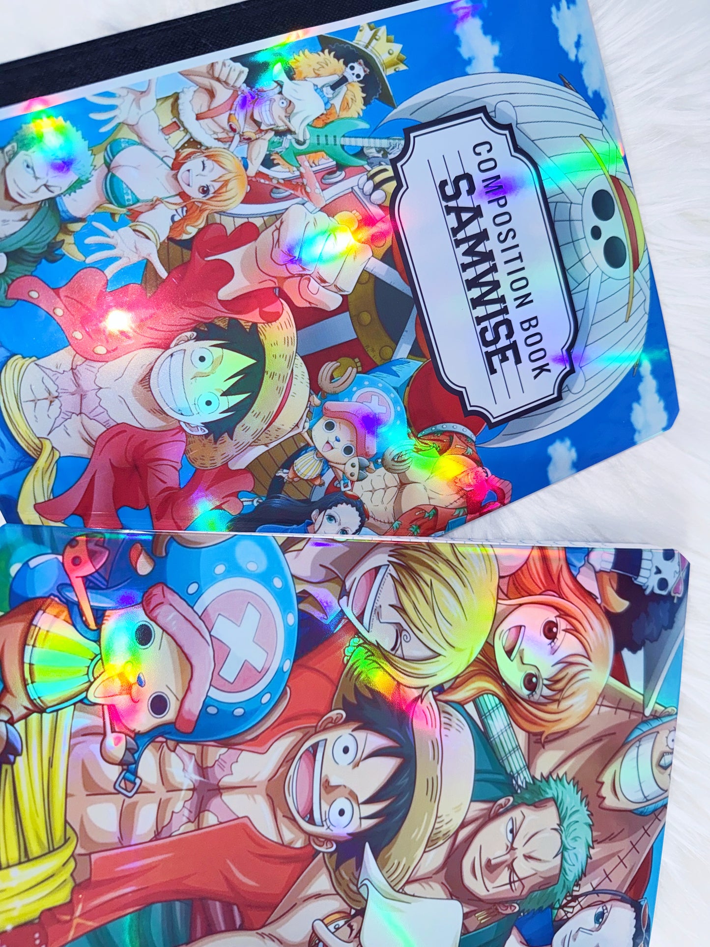 Custom Holographic Composition Notebook