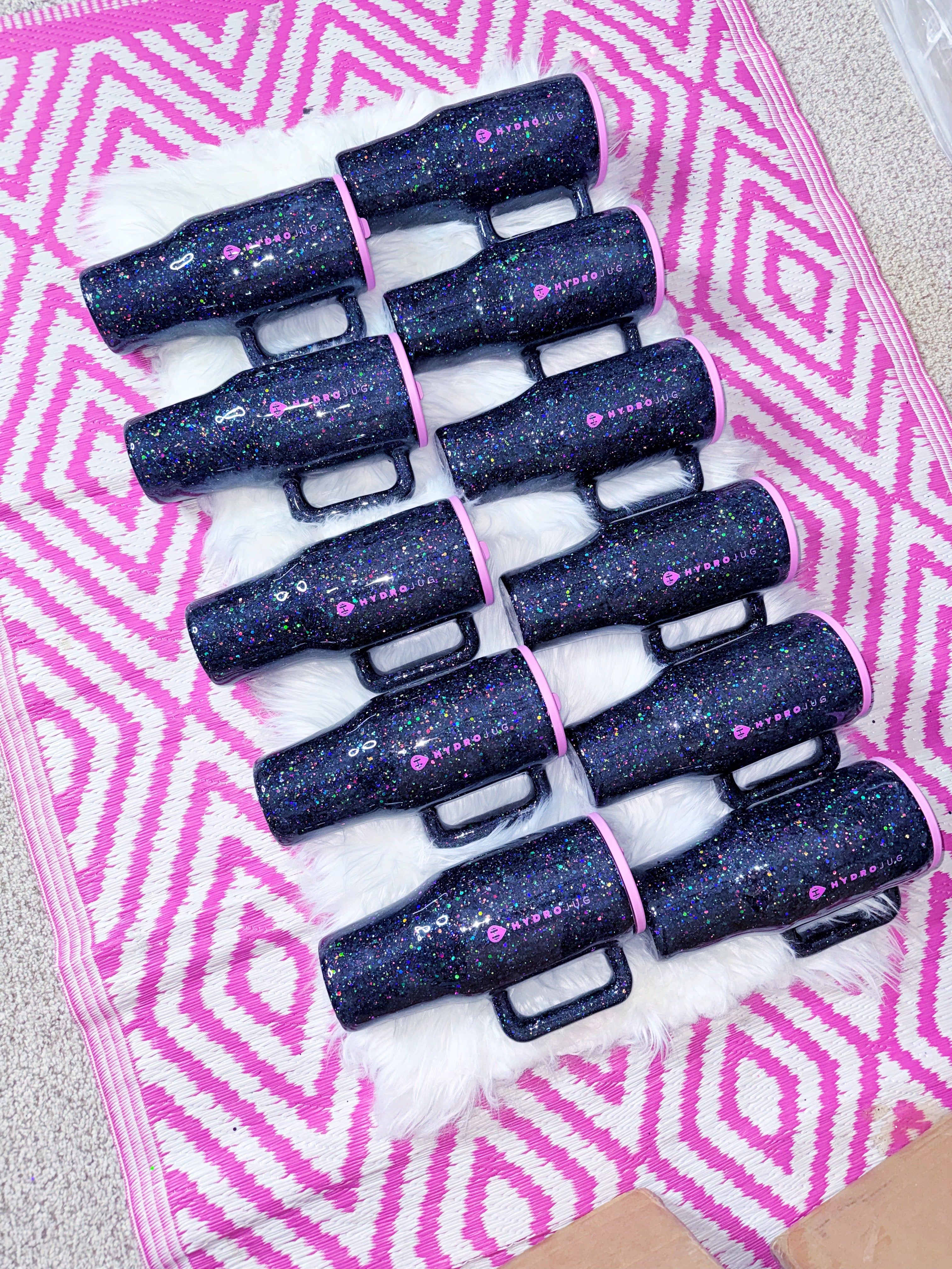 Black Glitter Tumbler – Maestra Creations