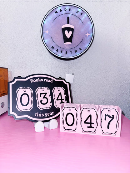 Yearly Book Reading Tracker