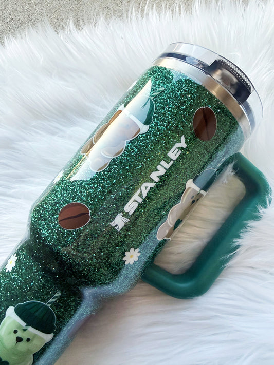 Bear Glitter Tumbler