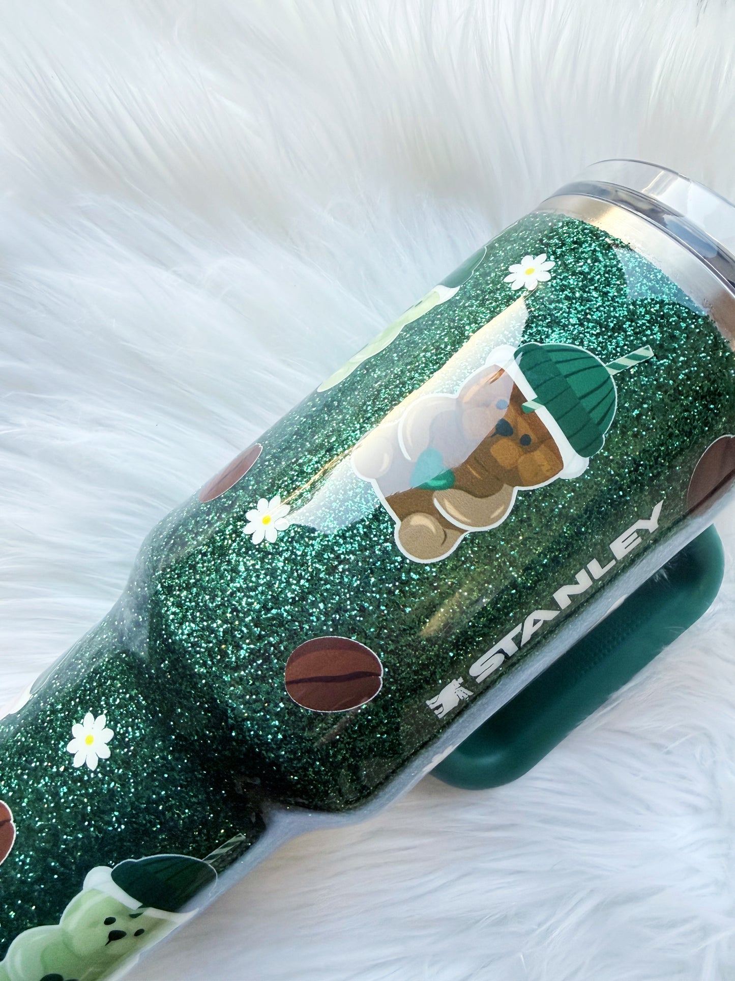 Bear Glitter Tumbler