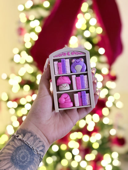 Book Nook Fidget Clicker Keychain