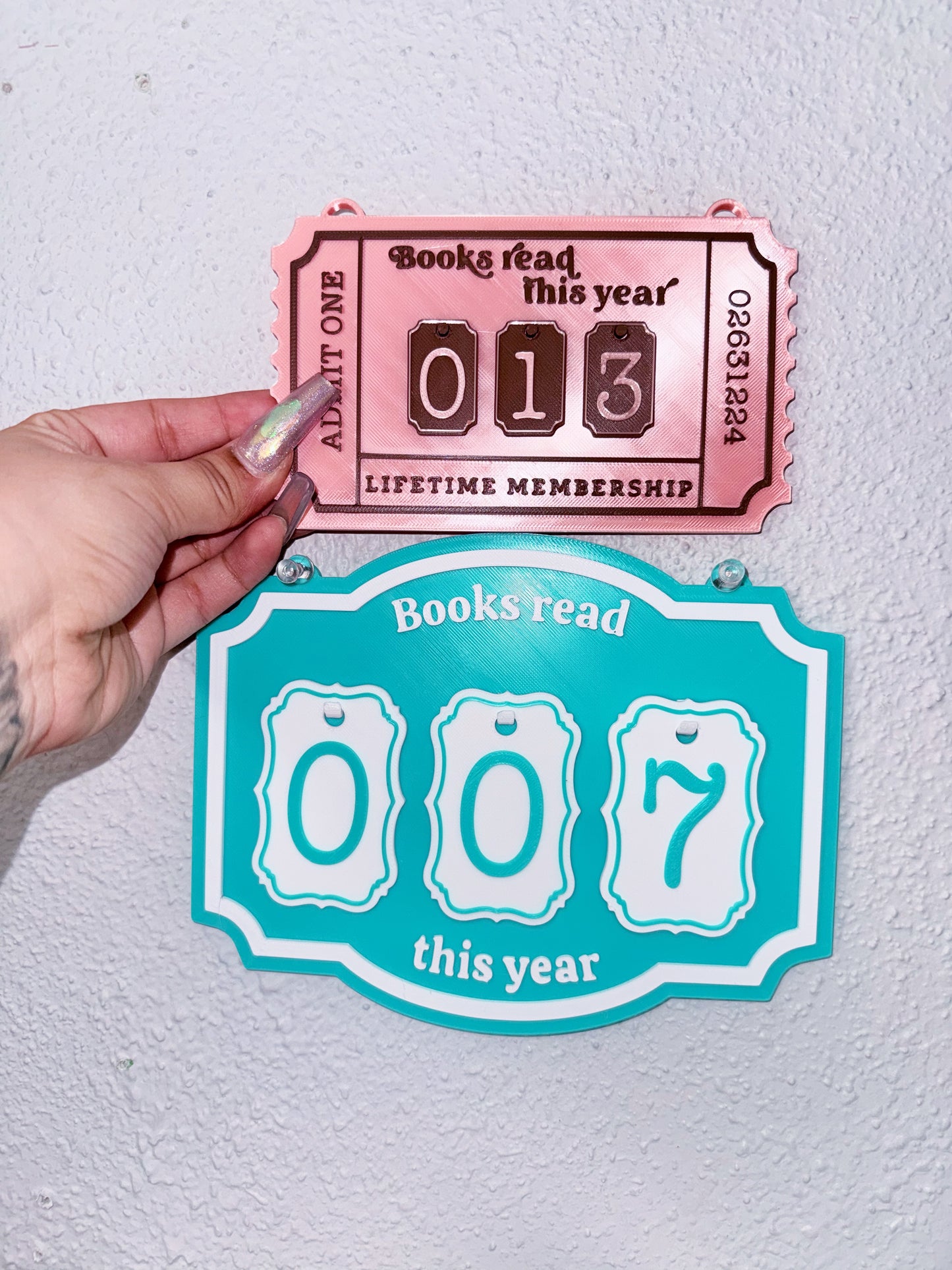 New Smaller Version: Yearly Book Reading Tracker