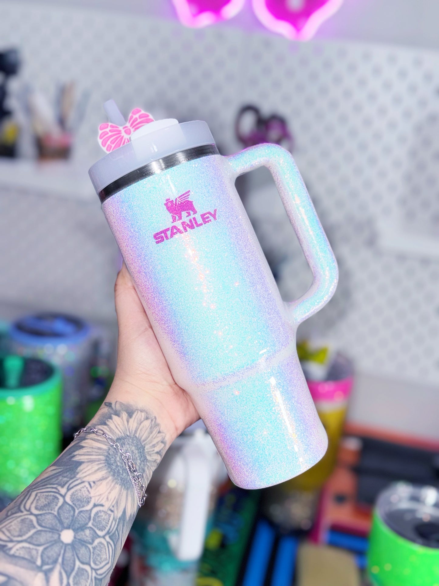 Opal Glitter Tumbler
