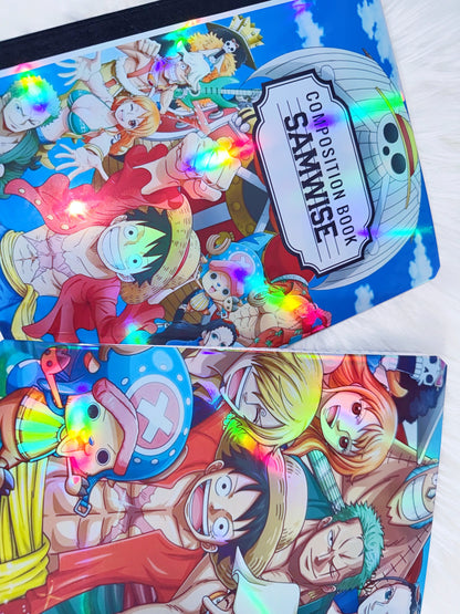 Custom Holographic Composition Notebook